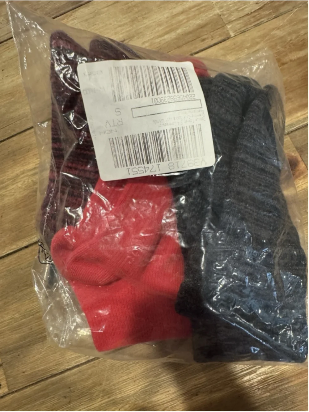 Tommie Copper 3 Pack SnugStay Knee High Compression Socks Black Coral 7-9.5 M